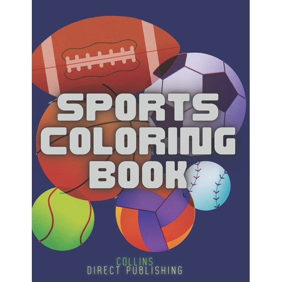 Sports Coloring Book: for Kids, (Paperback)