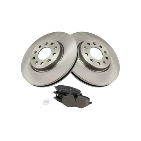 Front Brake Pad and Rotor Kit - Compatible with 2021 Chevy Trailblazer