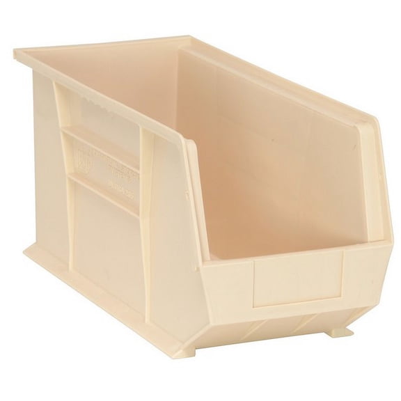 Quantum Storage QUS265IV Ultra Stack & Hang Bin, Ivory - 18 x 8.25 x 9 in.