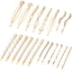 thumbnail image 1 of Folansy 20 Piezas Pasadores para el Cabello Elegantes Pinza para el Cabello de Metal Dorado para Novia Horquillas para el Cabello con Perlas Artificiales y Pasador con Diamantes de imitación Transpare, 1 of 1