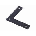 thumbnail image 1 of Plato de esquina Hampton de acero negro de 0,3 cm x 23 cm x 5 cm, 1 of 5