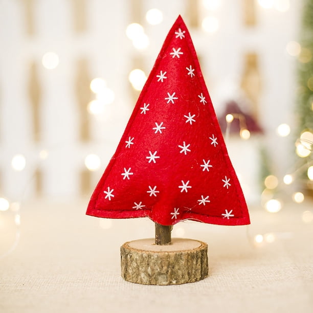 Hot6sl Ofertas de La Semana Árbol de Navidad de Tela para Decoración de Escritorio, Juguete, Muñeca, Regalo para Oficina, Hogar, Niños