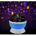 thumbnail image 3 of Proyector de noche estrellada, rotación de 360 grados, 4 bombillas LED, 6 luces que cambian de color, 3 of 5