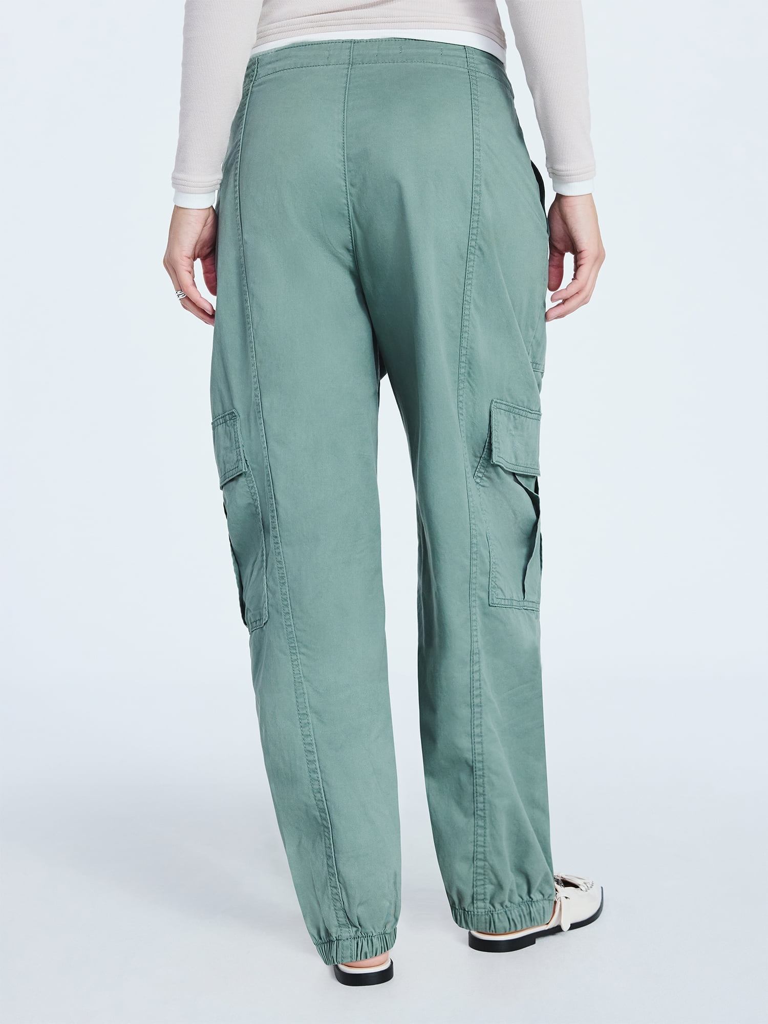Scoop Women’s and Women's Plus Cotton Utility Jogger Pants, Sizes XS-4X