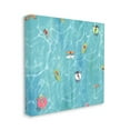 thumbnail image 3 of Stupell Aerial Summer View People Swimming Landscape Painting Gallery Wrapped Canvas Print Wall Art, 3 of 7
