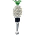 thumbnail image 1 of Glass Pineaple with Rhinestones Wine Bottle Stopper by LSArts, 1 of 3