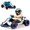 Blue, variant on 24V Electric Go Kart ride on toys for boys girls Age 6+, Rose Pink