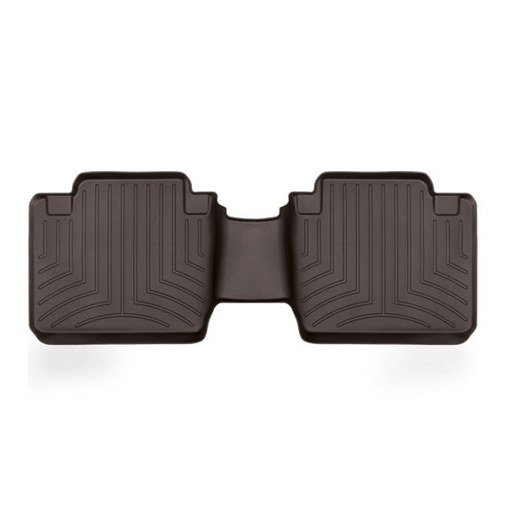 WeatherTech Custom Fit FloorLiners compatible with 2016-2017 Toyota Tacoma - 2nd Row, Cocoa