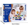 thumbnail image 3 of Gear Toys Multi-Gear Free Build Mechanics Logic-Exploration Electric Gear Building Set Space Theme - 1 Base 18 Gears For Teens Teenagers S For Educational Learning Creative, 3 of 7