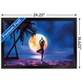thumbnail image 3 of PD Moreno - Fine Art - Yoga Moonlight Beach Wall Poster, 14.725" x 22.375" Framed, 3 of 6