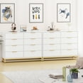 thumbnail image 2 of Zzistar 8 Drawer Dresser with Metal Handles,Modern Wood Chest of Drawers,Sturdy Metal-Framed Bedroom Furniture with Deep Drawers,Anti-Tipping Device, for Closet Hallway,Office, Living Room, 2 of 6