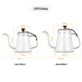thumbnail image 2 of Pour Over Coffee Kettle 20oz/ 600ml Long Narrow Spout Hand Drip Coffee Tea Pot with, 2 of 7