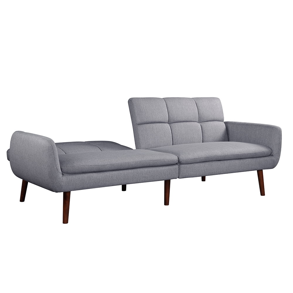 Kepooman Reversible Sectional Sofa, Modern PU Leather Sleeper Sofa With Metal Legs, Sofa Bed for Living Room and Office, #2PU Black Kepooman Reversible Sectional Sofa, Modern PU Leather Sleeper Sofa With Metal Legs, Sofa Bed for Living Room and Office, #2PU Black