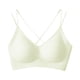 thumbnail image 4 of Sujetador para mujer, ropa interior para mujer, ligero, suave, con tiras de gelatina, soporte cómodo. Verde, 4 of 9