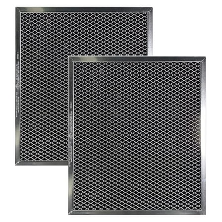 9 x 10-1/2 x 3/8 Range Hood Charcoal Carbon Filters 2-Pack