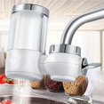 thumbnail image 3 of Water Filter Kitchen Bathroom Tap Water Faucet Mounted Filtration System with Faucet Adapter, 3 of 9