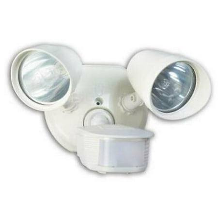

Designers Edge L6010Wh White Twin Head Halogen Security Light