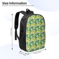 thumbnail image 2 of Xecao Cartoon Koala Bear and Leaf print Travel Backpack, Large Computer Backpack for Men Women, College School Rucksack Book Bag, 2 of 5