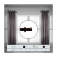 thumbnail image 2 of Curtain Rods Set of 2, 24 Inch Single Rods, Satin Nickel Finish, Rustic Window Decor, 2 of 4