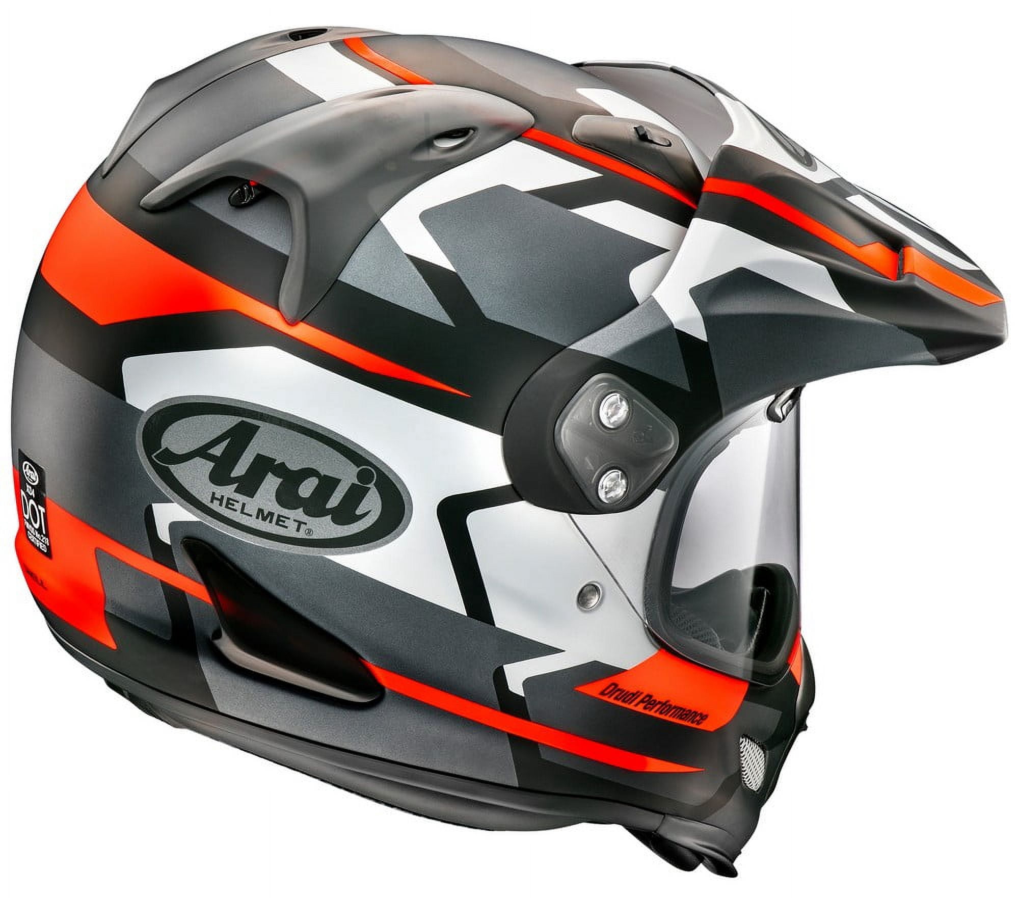 arai helment xd4 aluminum silver sbrick and mortar msp Arai XD-4 Helmet - Depart -Black/Silver Frost - Small