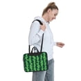 thumbnail image 6 of Lsque Green Stripes Of Watermelon Pattern Laptop Bag – Portable & Slim Single-Shoulder Computer Case with Adjustable Strap, Protective, Lightweight for 13”/14”/15.6” Laptops, 6 of 8