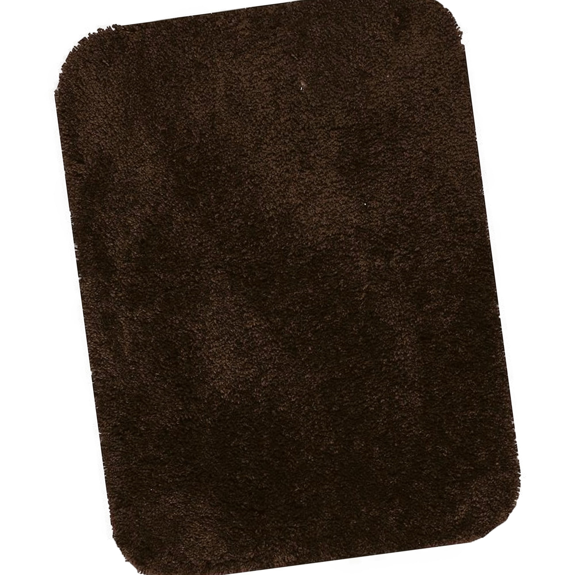 Sonoma Ultimate Plush Chocolate Brown Skid Resistant Bath Rug, 17x24 Bath Mat