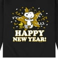 thumbnail image 3 of Peanuts - Happy New Year - Men's Crew Neck Fleece Pullover, 3 of 6