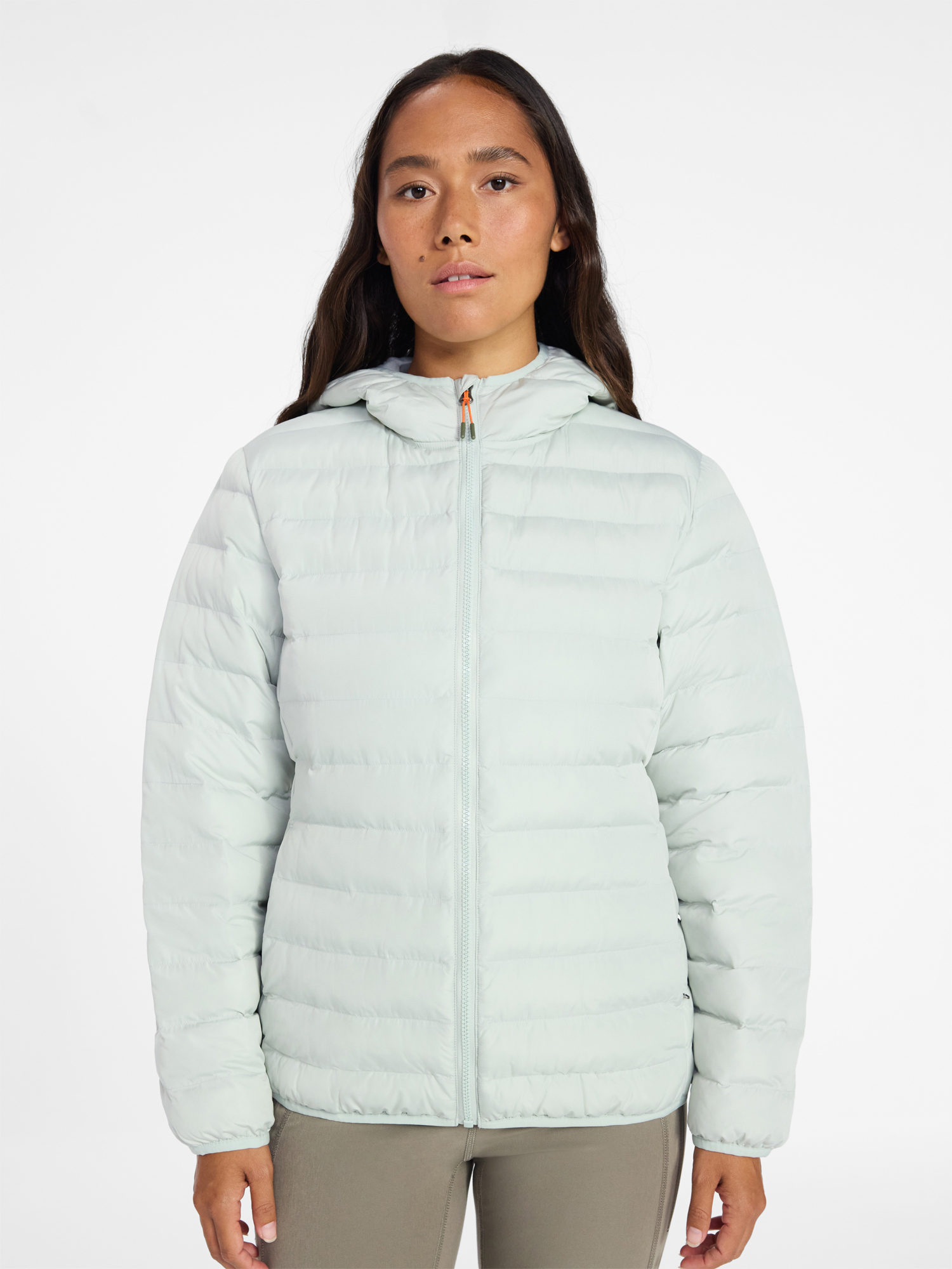 Ozark Trail Women's and Women's Plus Size Core Puffer Jacket with Hood, Sizes XS-3X