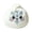 #5, variant on Kumdkdwn Christmas Plush Squeeze Toy, brown reindeer bun, 3.15" × 3.15", polyester, for desk, shelf and holiday party decor