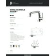 thumbnail image 5 of Single Hole Single Handle Bathroom Faucet in Satin Nickel, 5 of 9
