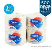 Dixie Ultra 8.5"Heavy-Weight Paper Plates by GP PRO (Georgia-Pacific), Pathways, SXP9PATH, 500 Count (125 Plates Per Pack, 4 Packs Per Case)