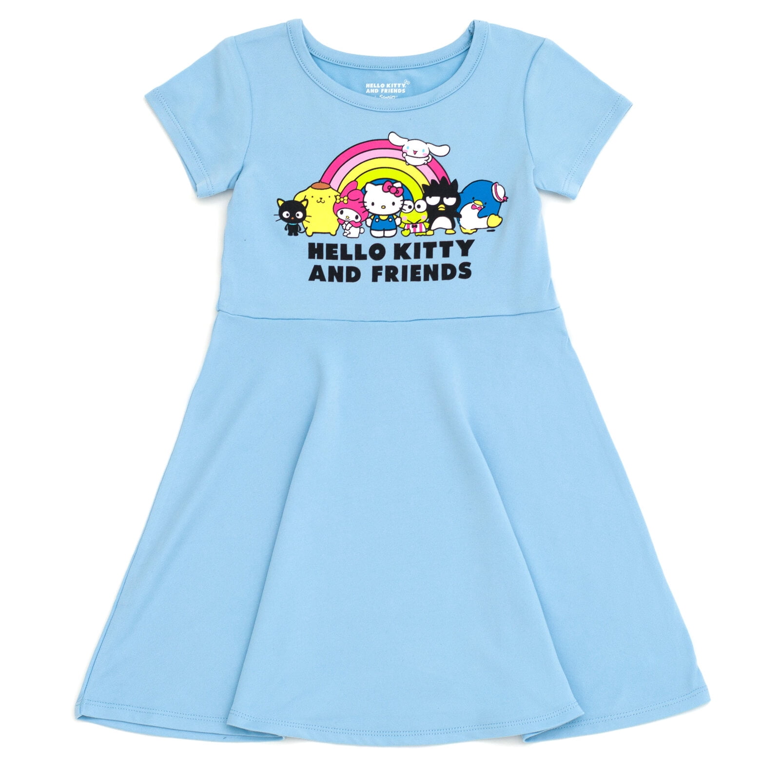 Hello Kitty Badtz-Maru Keroppi 2 Pack Skater Dresses Toddler to Big Kid