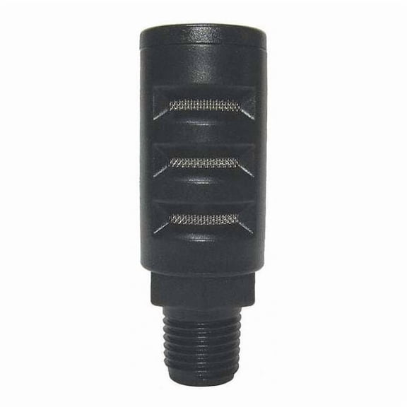 Speedaire Silencer Muffler,1/4 In MNPT,11/16 Hex 1EJW1