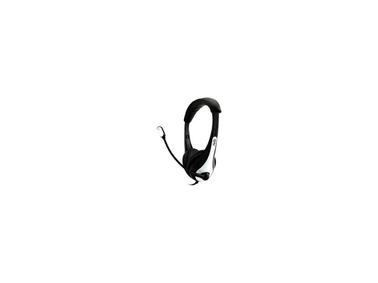Ergoguys Headset with Noise Canceling Microphone and 3.5MM Plug, White