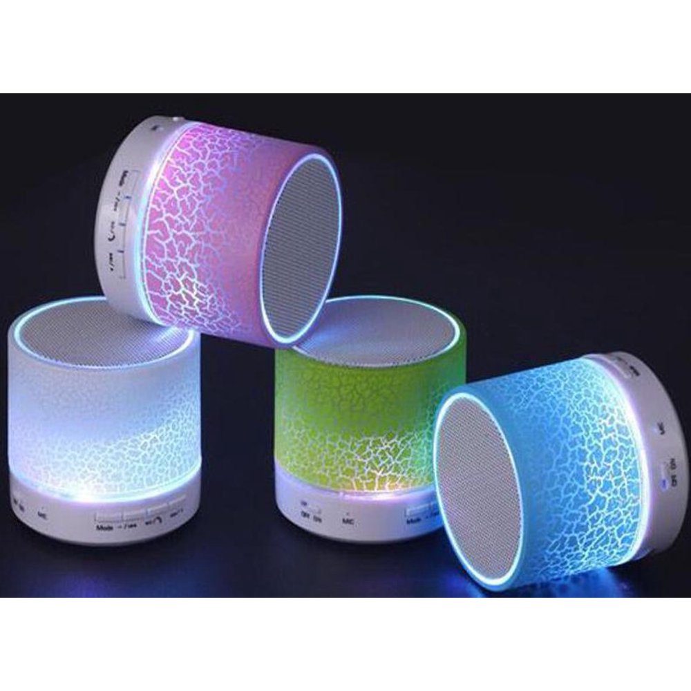 NSA Portable A9 Smart Mini Flash LED Bluetooth Wireless Speaker Support
