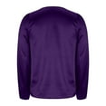 thumbnail image 5 of Blmnix V-Neck Y2K Outfits for Women Satin Long Sleeve Purple Womens Tops Fall Clothing, 5 of 7