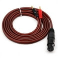thumbnail image 5 of 2X XLR to Banana Speaker Cable,XLR 3 Pin Male Dual Plugs Audio Cable, Gold-Plated 4mm Plug XLR3 Pro HiFi, 5 of 10