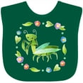 thumbnail image 3 of Inktastic Praying Mantis with Flowers and Leaves Boys or Girls Baby Bib, 3 of 4