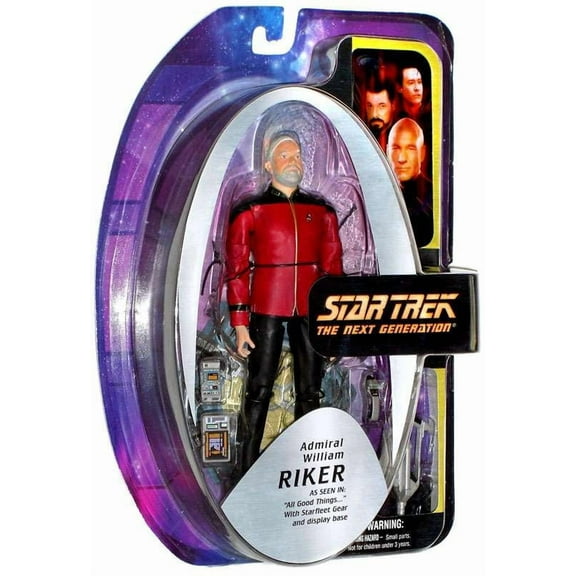 Star Trek The Next Generation William T. Riker Action Figure (Admiral)