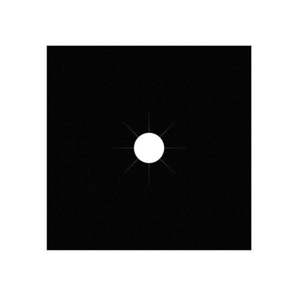 Advancent Revestimiento de estufa de Gas, cubierta de limpieza ligera autoadhesiva, Protector de quemador reutilizable antiadherente, accesorios de tienda Decoración del hogar Negro Advancent HA064744-01