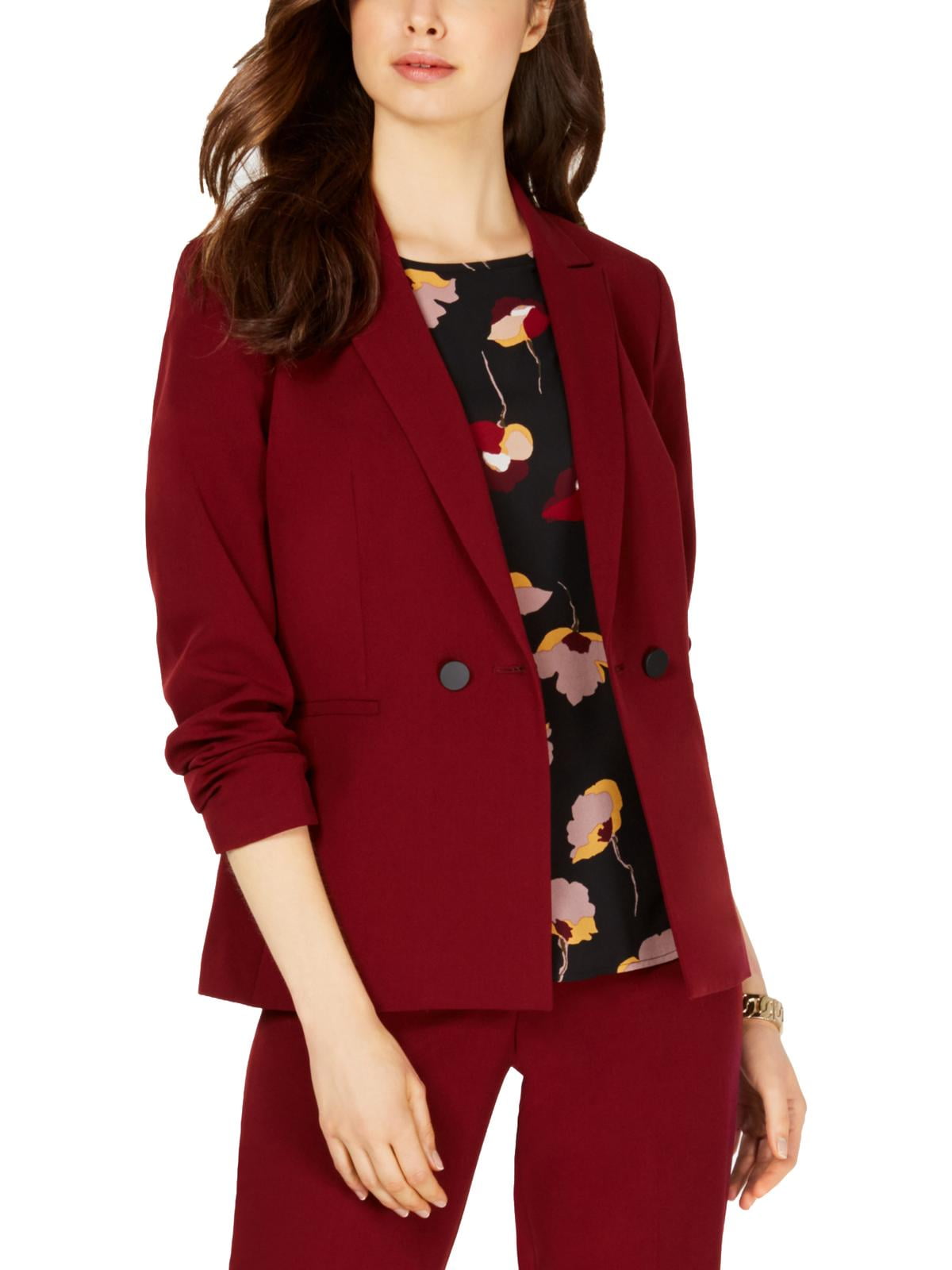 Nine West Womens Suit Separate Professional TwoButton Blazer