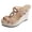 Pink, variant on Espadilles for Women High Heeled Sandals Closed Toe Platform Wedge Heels Lace up Ankle Strap Summer Dress Shoes Silver Size 6.5