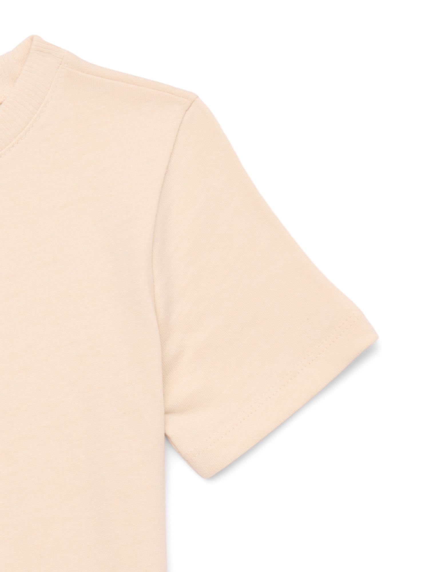 Garanimals Toddler Boys Brushed Jersey Solid Tee with Short Sleeves, Sizes 18M-5T