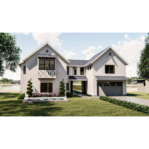Advanced House Plans: Builder Ready Blueprints | Clearwater 29731 | 1.5 Story Plan