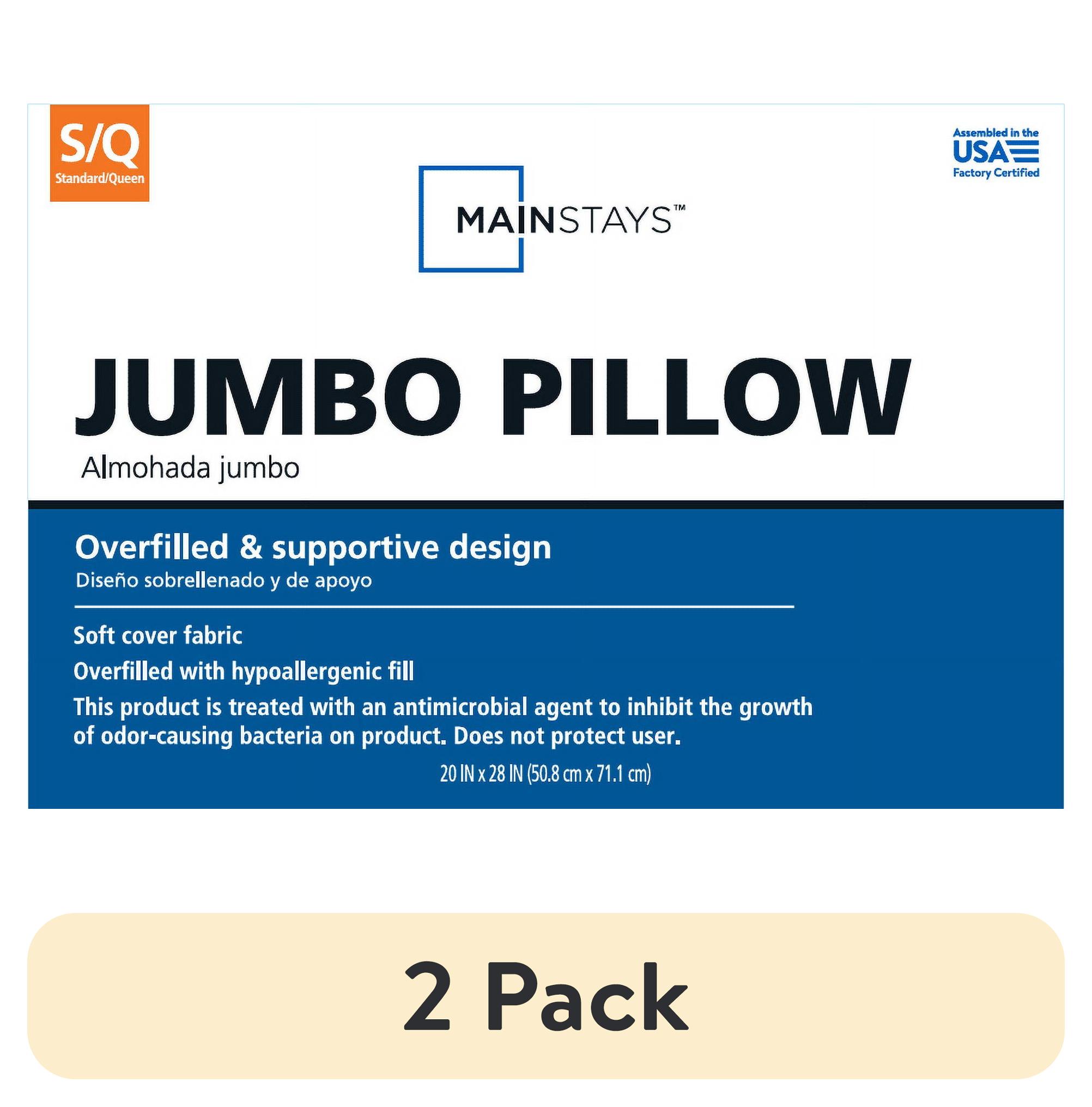 (2 pack) Mainstays Firm Standard/Queen Bed Pillows-Hypoallergenic (1 Count)