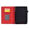 thumbnail image 4 of SaniMore for Kindle Paperwhite 11th Generation 6.8" 2021 Case, Auto Sleep/Wake, PU Leather Magnetic Wallet Cover with Card Slot & Multi-Angle Kickstand Pencil Holder Shockproof Protective Shell, Red, 4 of 7