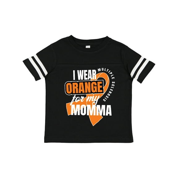 Inktastic I Wear Orange For My Momma Multiple Sclerosis Awareness Boys or Girls Toddler T-Shirt