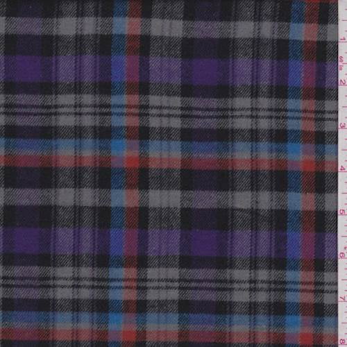 photo Purple Plaid Fabric Walmart grey purple plaid flannel fabric by the yard