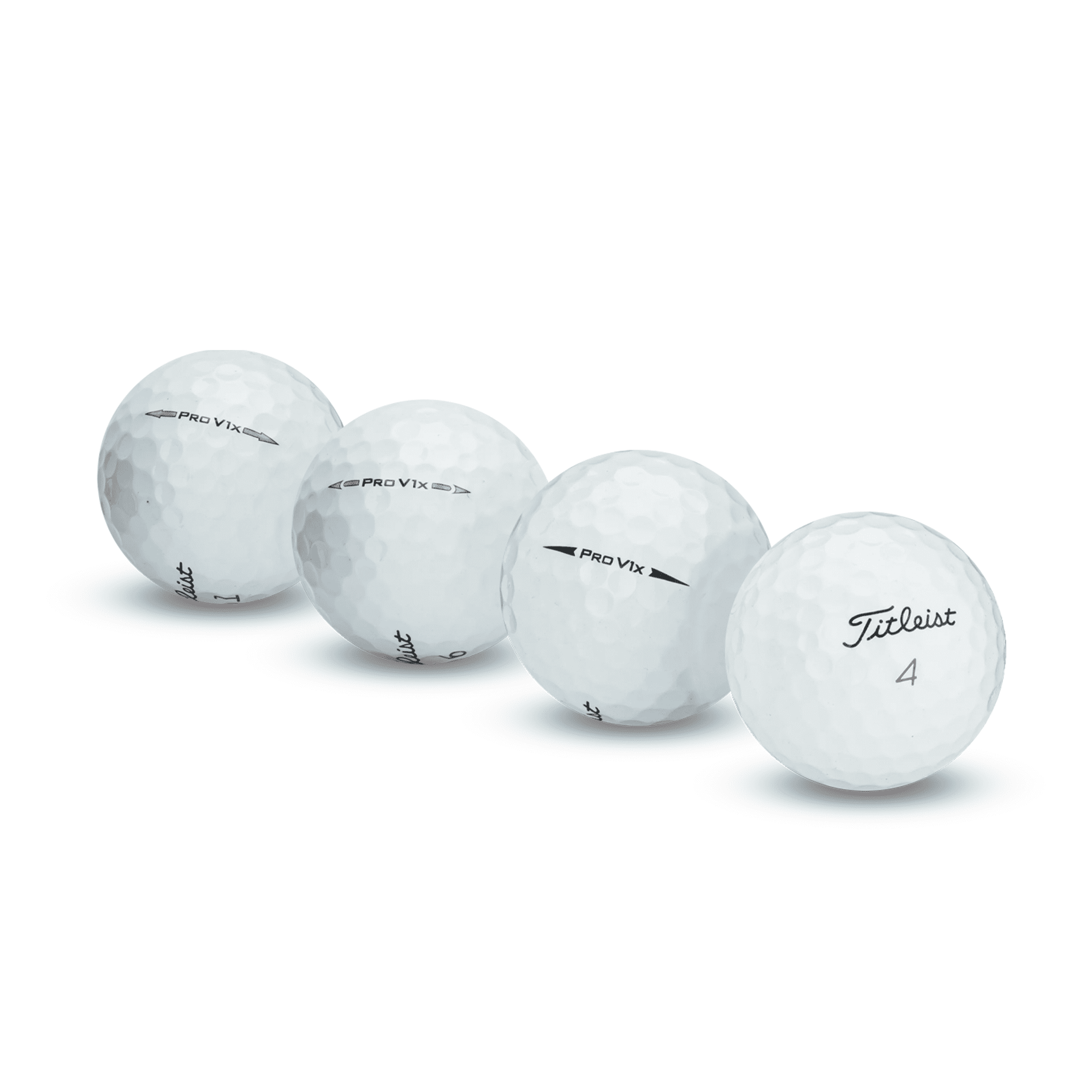 Golf Ball Nut – Pro V1x Recycled Golf Balls, 4A Near Mint Condition  – 48-Pack, White