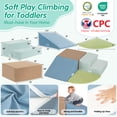 thumbnail image 6 of Spanspace Toddler Foam Climbing Blocks, Kids’ Indoor Play Structures, Soft Foam Baby Climbing & Crawling Play Set, 4-Pcs Climbing Toys, Classic, 6 of 9